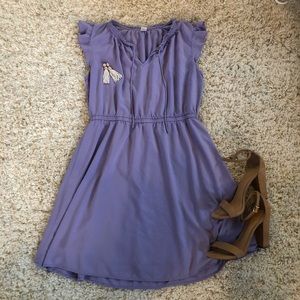 Purple, skater style, Dress